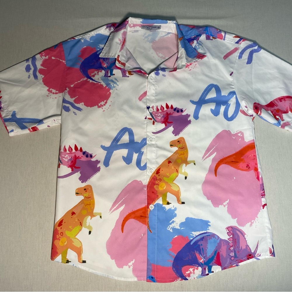 Aelfric Eden Dinosaur Button Down Shirt